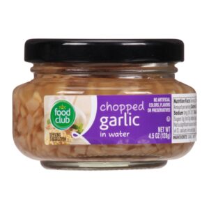 Food Club Garlic Cut In Water 4.5 Oz