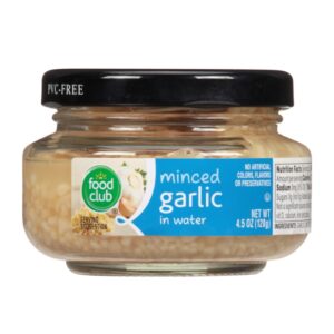 Food Club Minced Garlic In Water 4.5 Oz