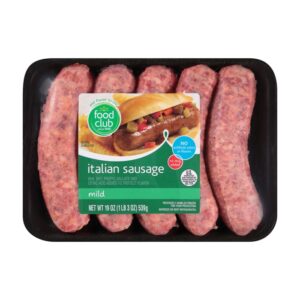 Food Club Italian Sausage 19 Oz