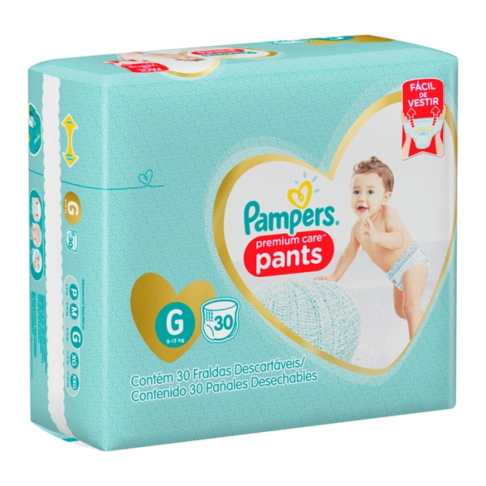 Pampers Premium Care Pants Diapers G (9-13 kg) 30 Und/Pack