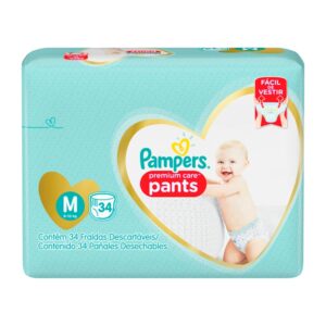 Pampers Premium Care Pants Diapers M (8-10 Kg) 30 Und/Pack