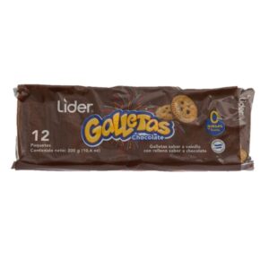 Lider Chocolate Sandwich Cookies 12 Units/Pack