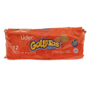 Lider Vanilla Sandwich Cookies 12 Units/Pack