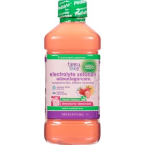 Tippy Toes Strawberry Lemonade Flavored Electrolite 1 Lt