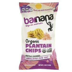 Barnana Himalayan Pink Salt Plantain Chips 5 Oz