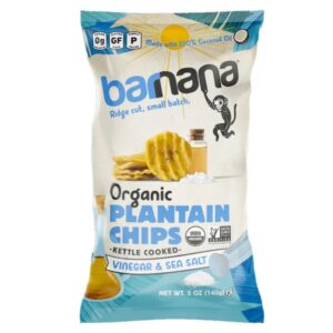 Barnana Salted & Vinegar Plantain Chips 5 Oz
