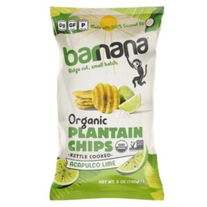 Barnana Lemon Plantain Chips 5 Oz