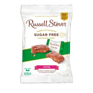 Russell Stover Sugar Free Toffee Squares 3 Oz