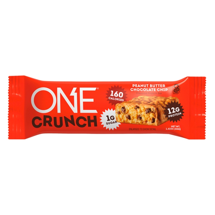 One Peanut Butter Chocolate Chip Flavor High Protein Bar 40 Gr