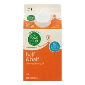 Food Club Half & Half Coffee Creamer 15.9 Oz