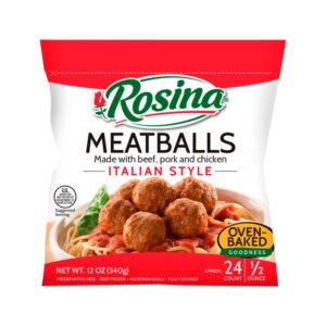 Rosina Italian Style Beef Meatballs 12 Oz