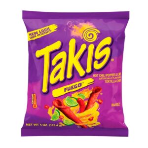 Takis Fuego Tortilla Chips 4 Onz