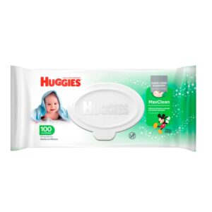 Huggies Max Clean Baby Wipes 100 Und/Pack