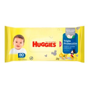 Huggies Triple Protection Baby Wipes 80 Und/Pack