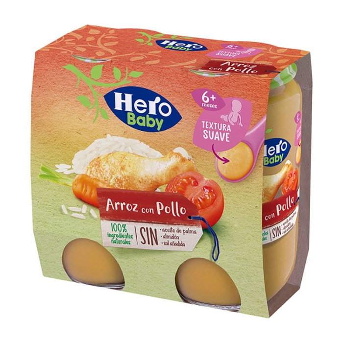 Hero Chicken with Rice Compote 235 Gr 2 Units/Pack