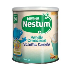Nestlé Nestum Instant Cereal Vanilla and Cinnamon Can 270 Gr