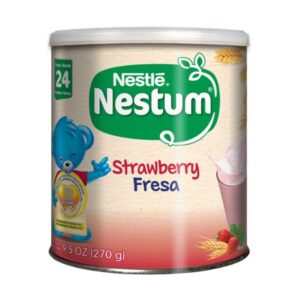 Nestlé Nestum Instant Strawberry Cereal Can 270 Gr