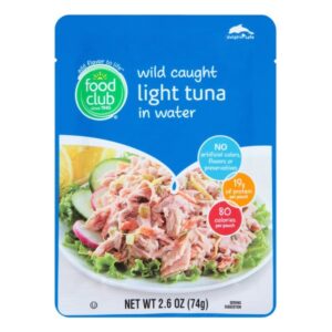 Food Club Chunk Light Tuna in Water 2.6 Oz