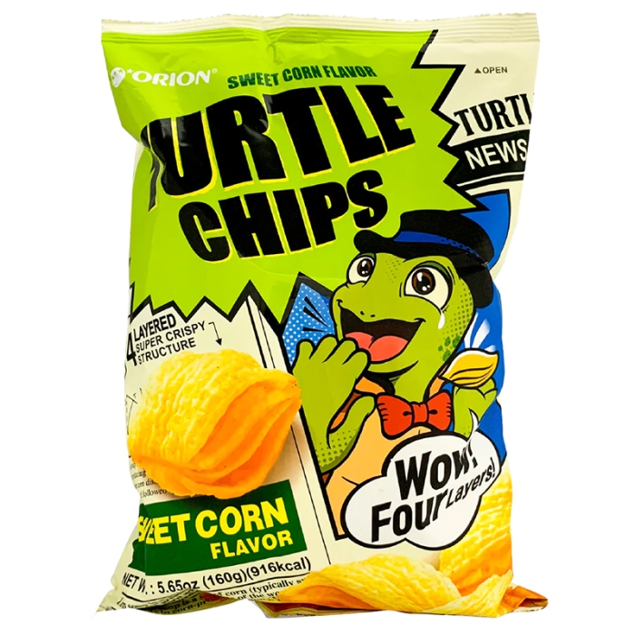 Orion Turtle Corn Chips 160 Gr