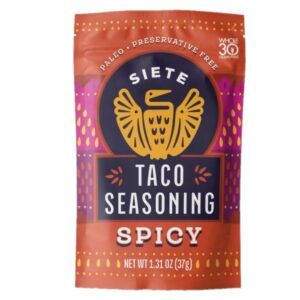 Siete Gluten-Free Spicy Taco Seasoning 1.3 Oz