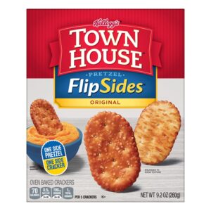 Flip Sides Keebler Town House Pretzel Crackers 9.2 Oz