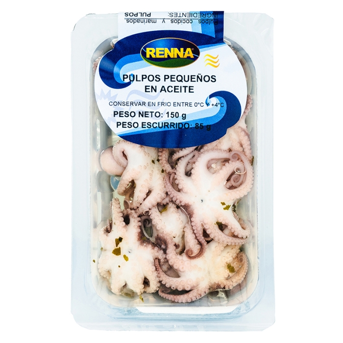 Renna Small Octopus in Oil 150 Gr