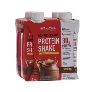 Top Care Chocolate Flavor Protein Shake 4 Units/Pack 11 Oz