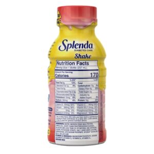 Splenda Strawberry Banana No Sugar Shake 8 Oz