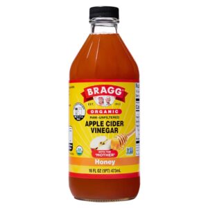 Bragg Apple Cider Vinegar with Honey 16 Oz