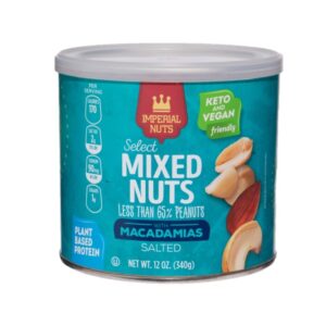 Imperial Nuts Salted Macadamia Nut Mix 12 Oz