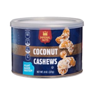 Imperial Nuts Caramelized Cashew Seeds with Coconut 8 Oz