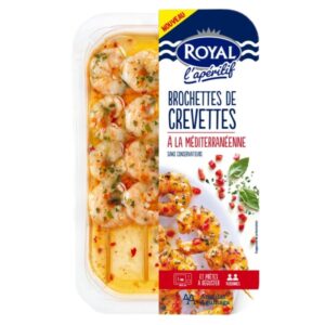 Royal Mediterranean Shrimp Skewers 145 Gr