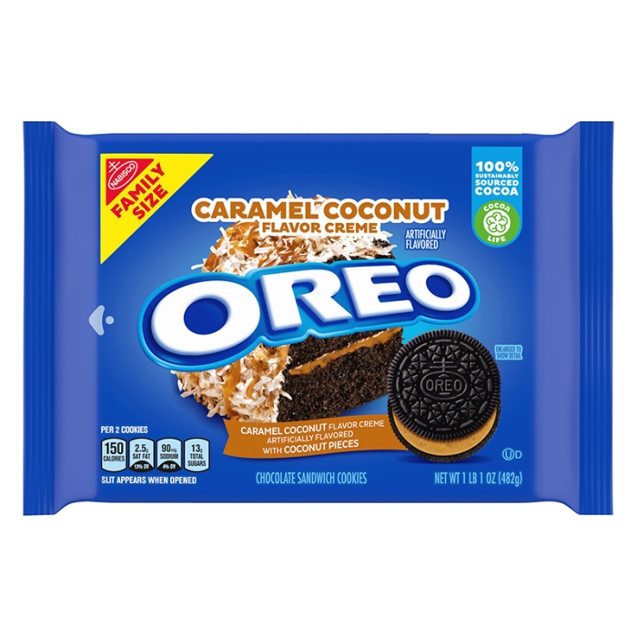 Oreo Caramel Coconut Creme Filled Cookies 17 Oz