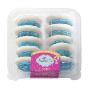 Sweet P'S Blue Frosted Sugar Cookies 13.5 Gr