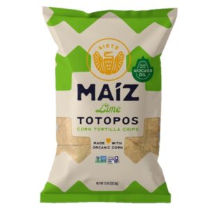 Siete Lemon Corn Tortilla Chips 7.5 Oz