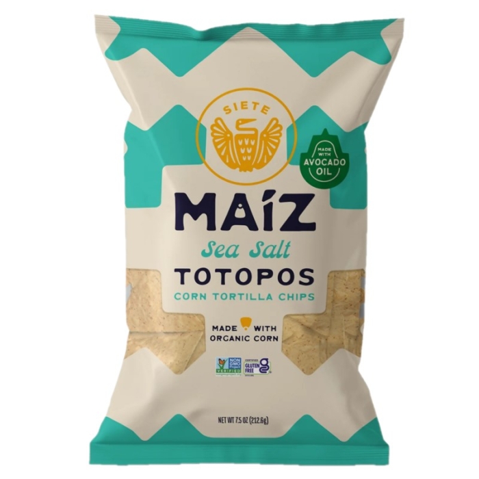 Siete Gluten-Free Corn Tortilla Chips 7.5 Oz