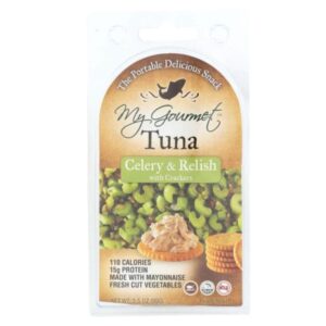 Tuna with Celery with My Gourmet Crackers 3.5 Onz