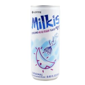 Milkis Lotte Carbonated Milk and Yogurt Flavored Drink 250 Ml