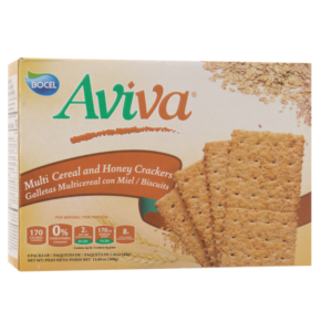 Aviva Whole Wheat Soda Crackers 9 units.