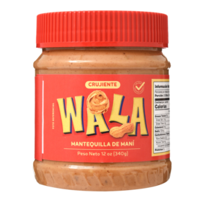 WALA CRUNCHY PEANUT BUTTER 12 OZ