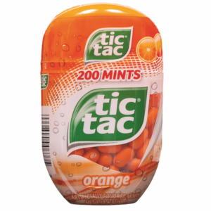Tic Tac Bottle Orange Candy 3.4 Oz