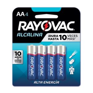 Rayovac AA Alkaline Battery 4 Units/Pack
