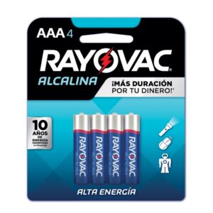 Rayovac Alkaline Battery AAA 4 Units/Pack