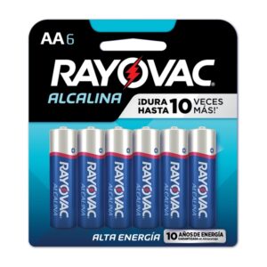 Rayovac AA Alkaline Battery 6 Units/Pack