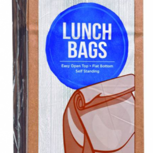 Paper lunch essential bags 100 units