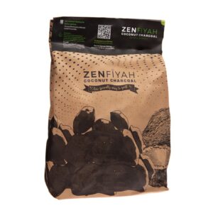 Zenfiyah 2.25 Lb Organic Coconut Charcoal For BBQ