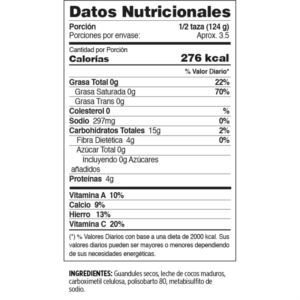 guandules coco wala 425 gr