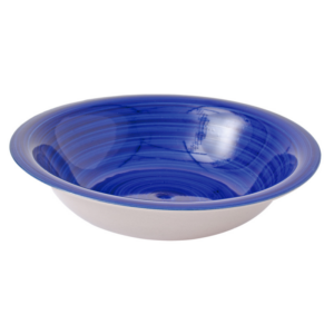 DEEP PLATE BLUE CERAMIC HZ 8.25 INCHES HP-1802S