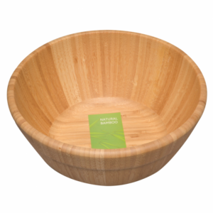 Fj Bamboo Salad Bowl 26x12cm G10-Sh036l