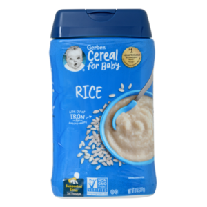 Gerber rice cereal 8 oz